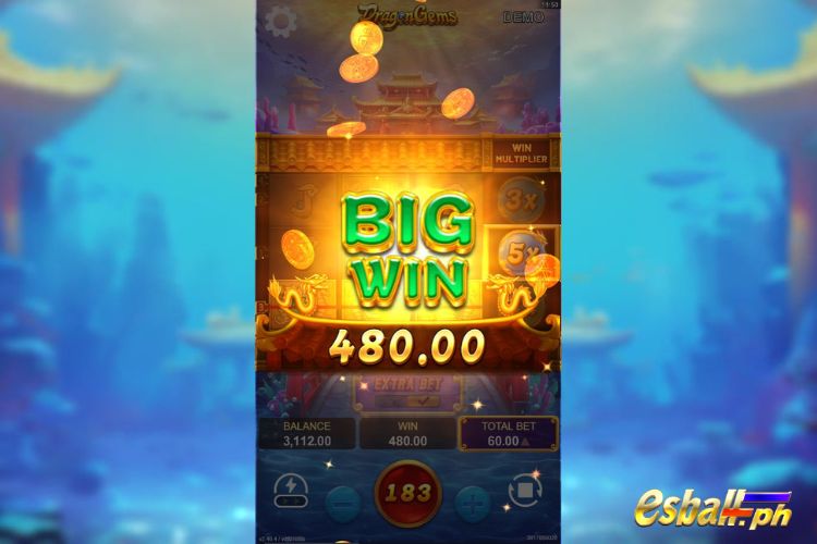 Bet 60 pesos and win 480 pesos on Dragon Gems Big Win. Bet 60 pesos and win 480 pesos on Dragon Gems Big Win.
