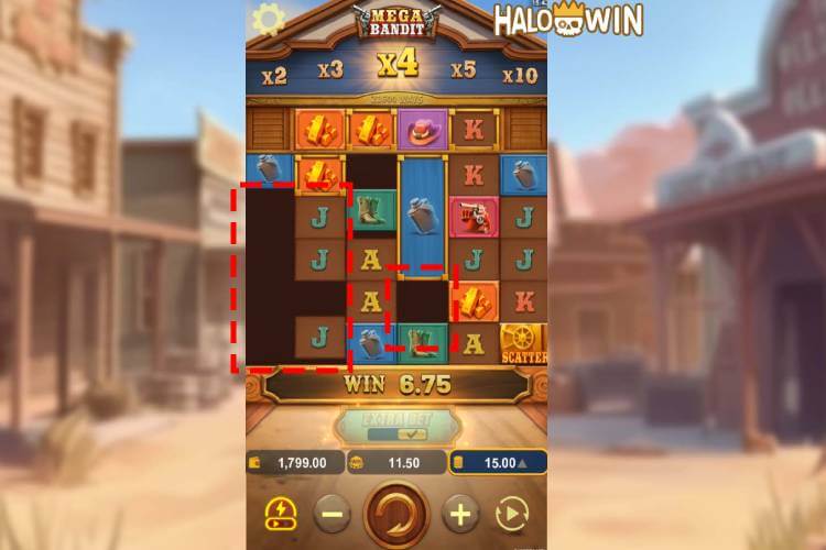 Yellow Bat Mega Bandit Slot: Cascading Reels