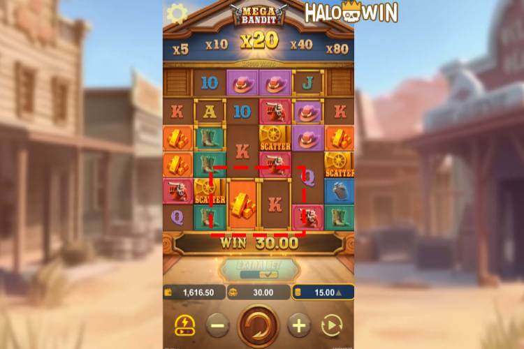 Yellow Bat Mega Bandit Slot: Expanding Symbols