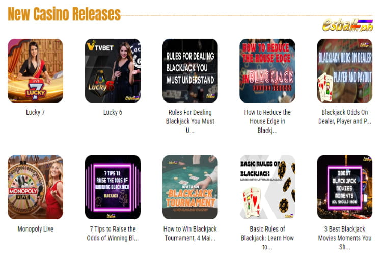 Types of Online Casino Games - Slot Games Types of Online Casino Games - Live Dealer Games
